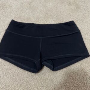 Fleo Black  and pineapple Athletic Women's Shorts